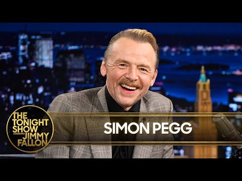 Simon Pegg Mowed Tom Cruise a Helicopter Landing Pad in His Backyard (Extended) | The Tonight Show