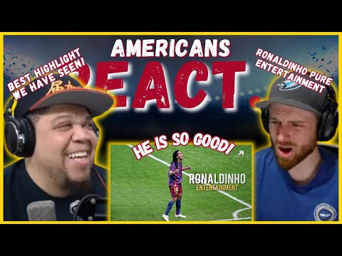 AMERICAN REACTS TO RONALDHINO - THE WORLD'S GREATEST ENTERTAINMENT || REAL FANS SPORTS