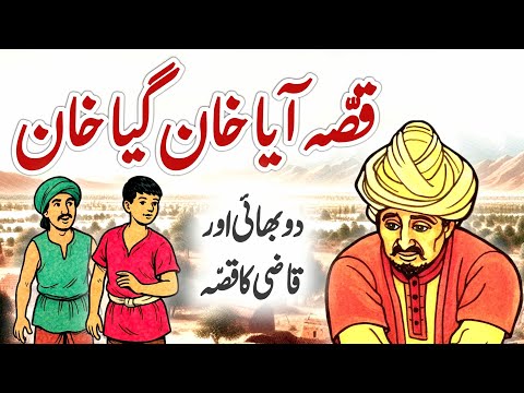 Qazi Aur Do Bhaiyon Ka Ajeeb Qissa | Aaya Khan Gaya Khan | Urdu Moral Story