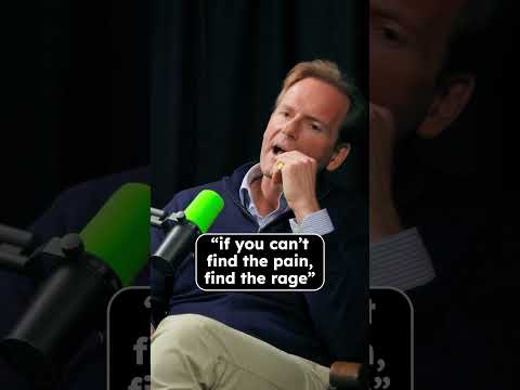 “If you can’t find the pain, find the rage”