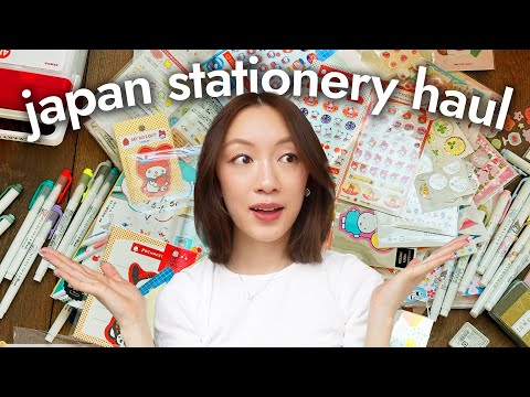 JAPAN Stationery Haul 🇯🇵 what i bought in japan!