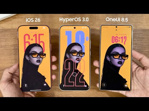 Xiaomi HyperOS 3.0 vs Samsung OneUI 8.5 vs iOS 26  - COMPARISON
