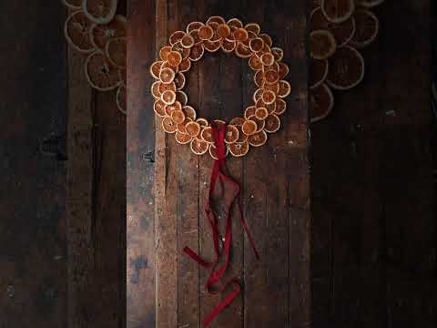 Make a timeless holiday wreath with citrus or star anise