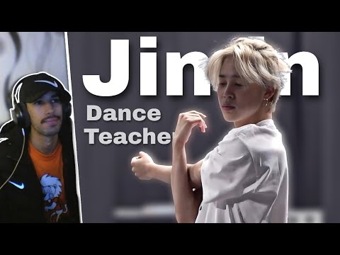 Reaction to Dance Teacher Jimin (BTS and solo dance practice clips)