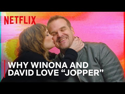 Winona Ryder and David Harbour on Joyce and Hopper's Relationship | Stranger Things | Netflix