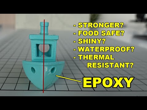 3D printed objects coated with epoxy resin - but why?