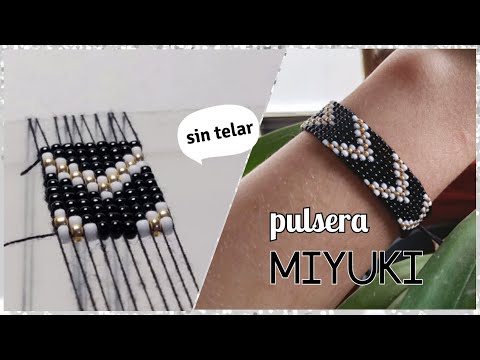Miyuki bead bracelet | without loom! - Diy Cute