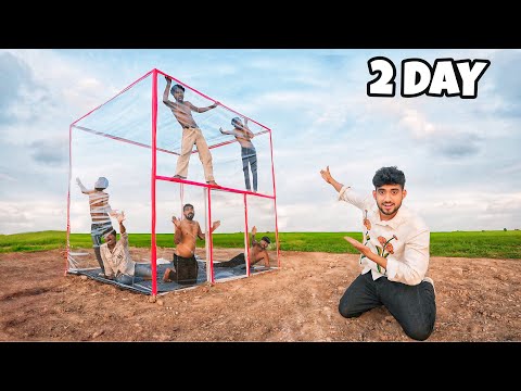 Transparent Cage Survival Challenge – Winner Gets ₹50,000 🔥