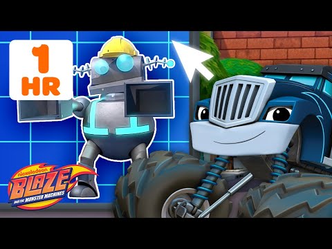 Crusher Builds Robots 🤖 | Games for Kids | Blaze and the Monster Machines