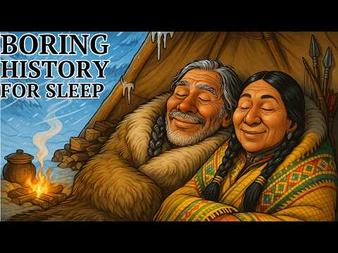 How Did Native Americans Sleep in Teepees During BRUTAL SNOWSTORM | 3 Hours of Relaxing History