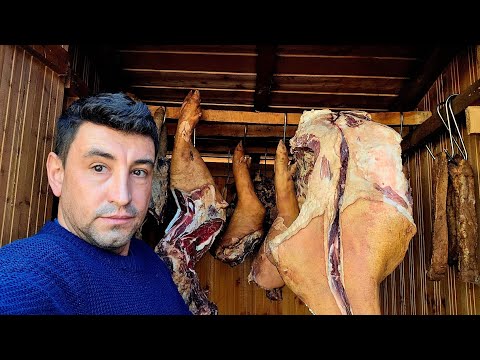 How Mountain People Prepare Traditional Christmas Food | Rustic Cooking in a Winter Village