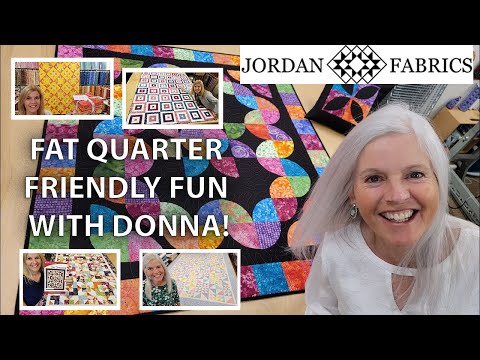 FAT QUARTER FRIENDLY FUN WITH DONNA!
