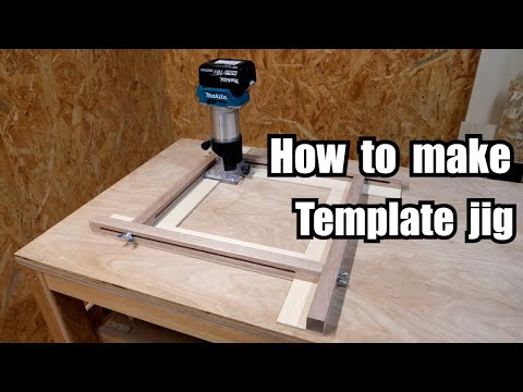 [Woodworking DIY] How to make a template jig for a trim router