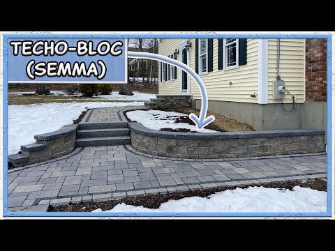 How To Build a Curved Sitting Wall (DIY) | Techo-Bloc (Semma)