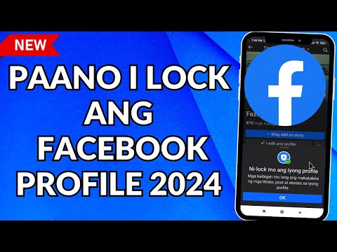 PAANO I LOCK ANG FACEBOOK PROFILE 2024 | LOCKED FACEBOOK PROFILE 2024