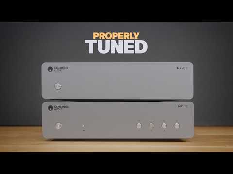Half Size. Whole sound. Cambridge MXW70 & MXN10