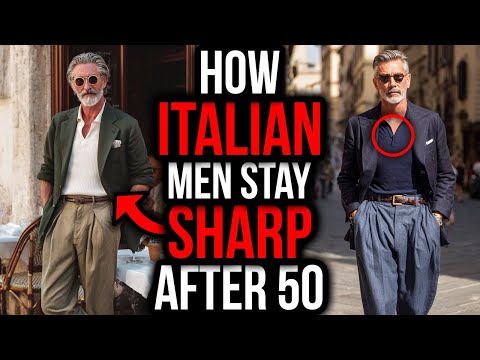 Why ITALIAN Men OVER 50 Always Look SHARP (Do THIS!)