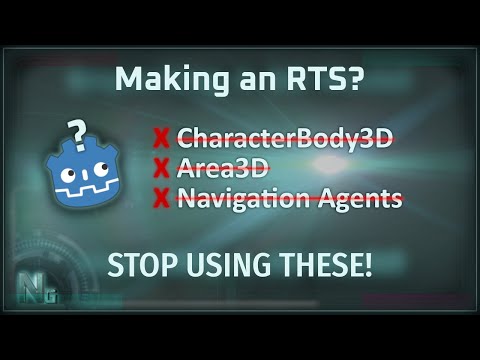 RTS Without Physics Collisions or Navigation Agents - How to do it in Godot 4 : Stop using them!