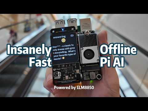 How I Built an INSANELY Fast OFFLINE AI Chatbot (Pi5 + Whisplay + LLM8850)