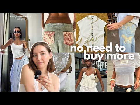 tons of upcycling / styling inspo to refresh ur wardrobe :)))
