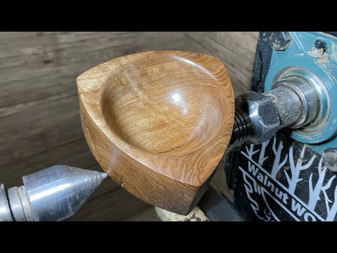 Impossible Shape? Watch This Triangular Bowl Be Turned on the Lathe