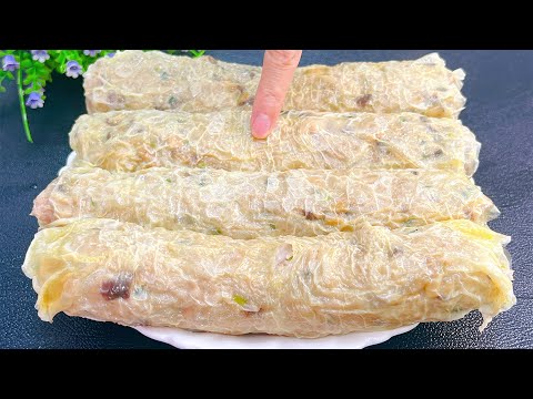 The female chef teaches you a new method of Taro 😋 neither fried nor deep-fried 💯delicious,meat roll
