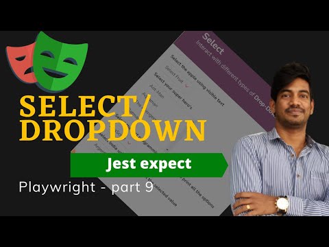 Handling Select/DropDown | Playwright - Part 9
