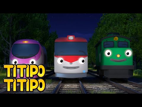Маленький театр Титипо🚂 | Gecenin karanlığında trenlerin ışıkları parlıyor | мультфильм для детей