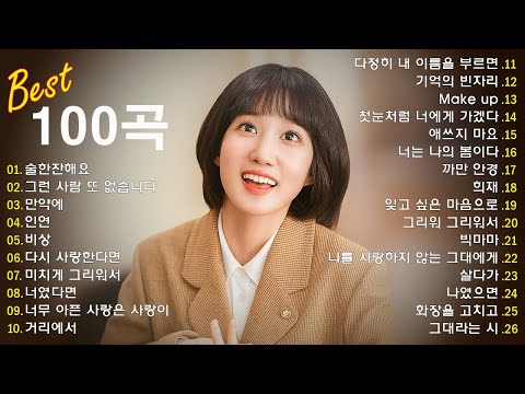 1990~2025 한국 발라드 명곡 모음 🎶 하루 종일 듣기 좋은 광고없는 발라드 추천 | 김범수, 임창정, 박효신, 성시경, 백지영, 더원, 태연, 에일리, 찬열, 펀치, 다비치