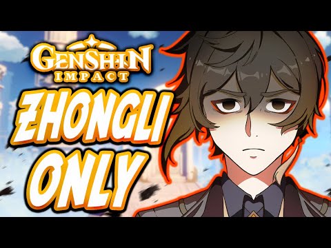 Can You Beat Genshin Impact Only Using Zhongli??!!