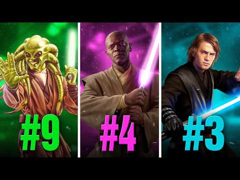 The 10 Most POWERFUL Jedi Ranked! (Canon)