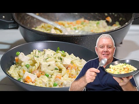 One Pot CHICKEN POT PIE Pasta – Cosy COMFORT in a Bowl