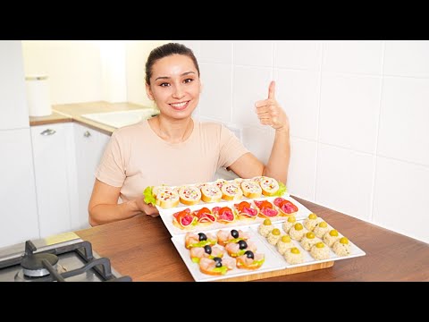 TOP 3 snacks in 5 minutes for the New Year 2023! Quick and very tasty snacks for the holiday!