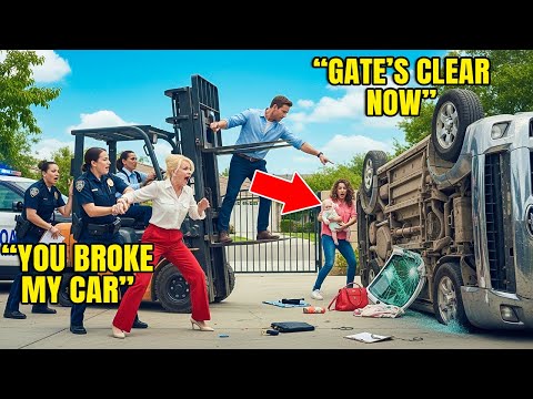 Karen Blocked the Gate During My Baby’s Heart Attack—So I FLIPPED Her SUV & Cops Hauled Her Off