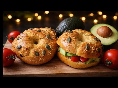 5-Minute Avocado Bagels - Gluten-Free, Rich in Protein and Healthy Fats!