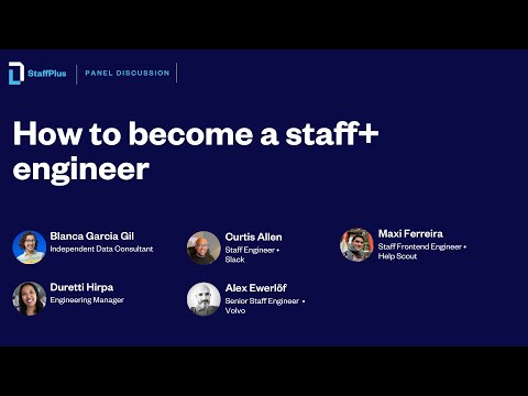 How to become a staff+ engineer