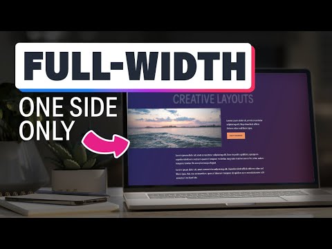 How to escape the container on only one side