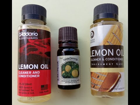 лимонное масло для гитары (о маслах в гитаризме )