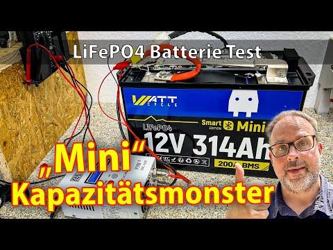 WattCycle 12V 314Ah Mini Smart #lifepo4 Batterie - Kapazitätsmonster