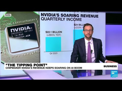 US chipmaker Nvidia's revenue continues to soar amid AI boom • FRANCE 24 English