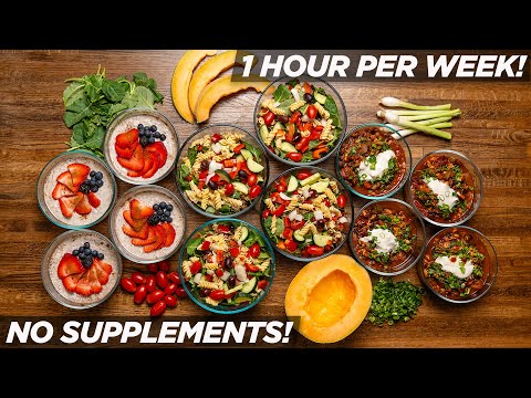 FAST High-Protein Vegan Meal Prep (1 Hour Per Week!)