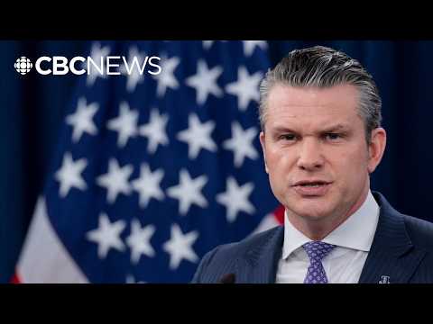 U.S. secretary of war joins Trump in demanding allies do more in Strait of Hormuz