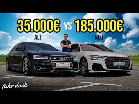 DAS GLEICHE AUTO, NUR ÜBER 100.000€ GÜNSTIGER!? AUDI S8 2017 vs 2024 | ALT VS NEU | Fahr doch