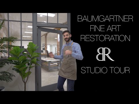 Baumgartner Fine Art Restoration - Studio Tour