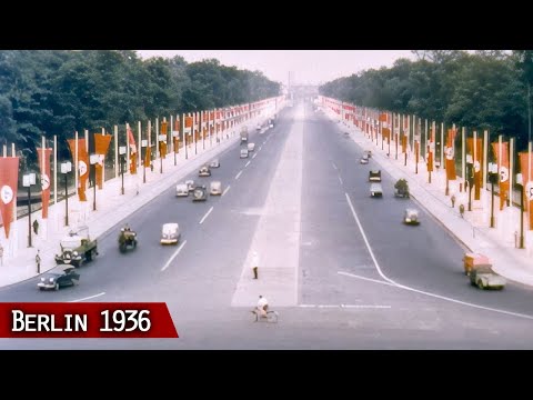 Reichshauptstadt Berlin im Jahr 1936 - 8mm-Aufnahmen komplett mit KI restauriert!