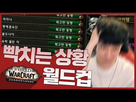 와우 빡치는 상황 월드컵 ㅋㅋㅋ