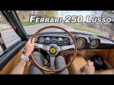 1963 Ferrari 250 GT Lusso - Driving Rare Italian V12 Luxury (POV Binaural Audio)