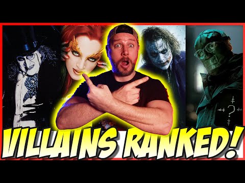 Every Batman Villain Ranked!