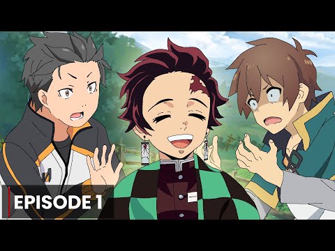 What if Tanjiro was sent to ANOTHER WORLD - Demon Slayer x Re:Zero x Konosuba