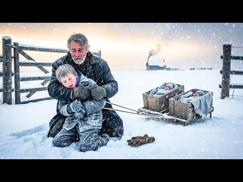 „Im Sturm mit Zwillingen gefunden. Der Rancher schwor, für sie zu kämpfen.“